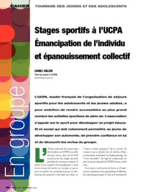 Stages sportifs à l'UCPA. Émancipation de l'individu et épanouissement collectif