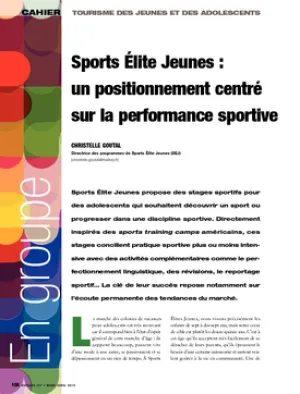 Sports Élite Jeunes : un positionnement centré sur la performance sportive