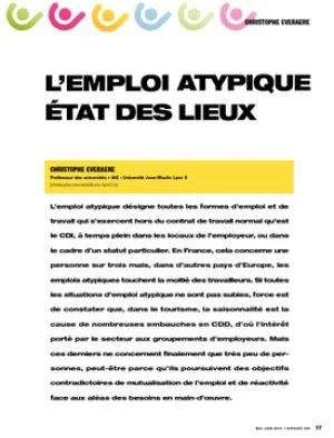 L'emploi atypique. État des lieux