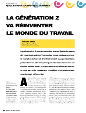 La génération Z va réinventer le monde du travail