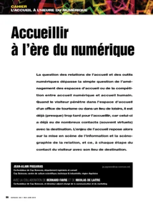 Accueillir à l'ère du numérique