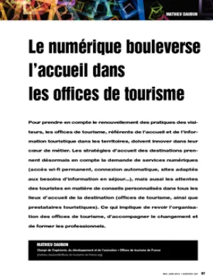 Le numérique bouleverse l'accueil dans les offices de tourisme