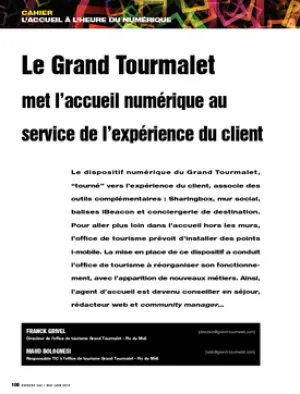 Le Grand Tourmalet met l'accueil numérique au service de l'expérience du client