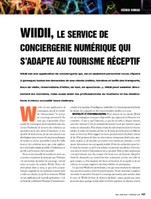 Wiidii, le service de conciergerie numérique qui s'adapte au tourisme réceptif