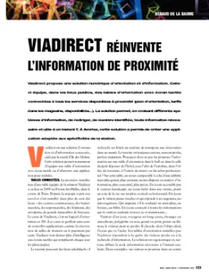 Viadirect réinvente l'information de proximité