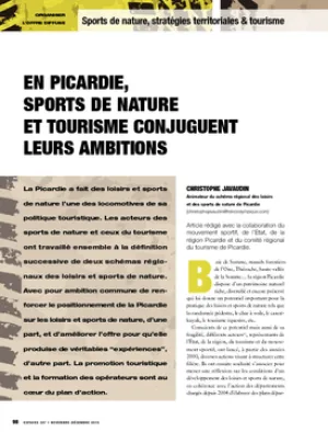 En Picardie, sports de nature et tourisme conjuguent leurs ambitions