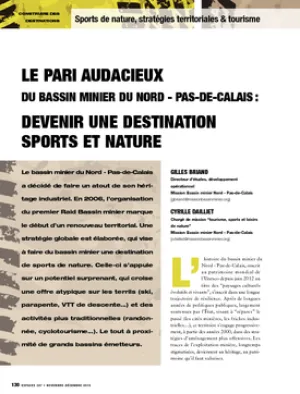 Le pari audacieux du bassin minier du nord - pas-de-calais : devenir une destination sports et nature