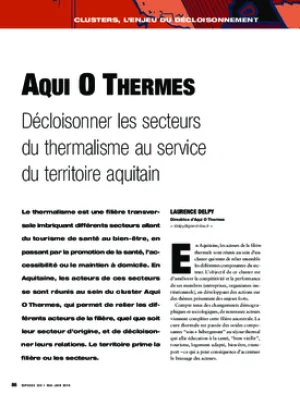 Aqui O Thermes : décloisonner les secteurs du thermalisme au service du territoire aquitain