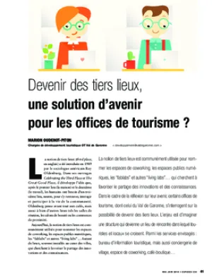 Devenir des tiers lieux, une solution d’avenir pour les offices de tourisme ?