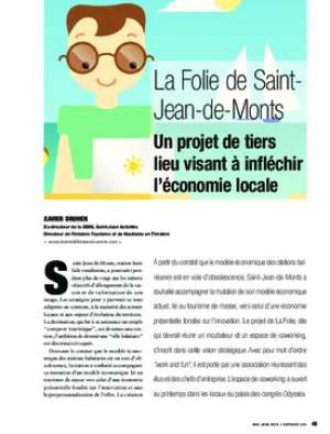 La Folie de Saint-Jean-de-Monts : un projet de tiers lieu visant à infléchir l’économie locale