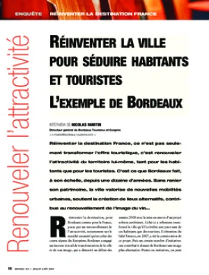 Réinventer la ville pour séduire habitants et touristes. L’exemple de Bordeaux