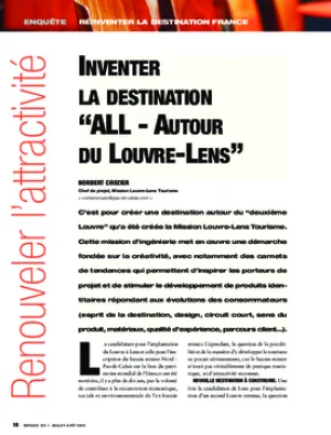 Inventer la destination “ALL - Autour du Louvre-Lens”