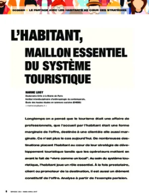 L’habitant, maillon essentiel du système touristique
