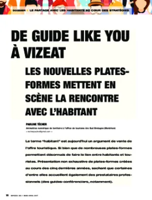 De Guide like you à Vizeat. Les nouvelles plates-formes mettent en scène la rencontre avec l’habitant