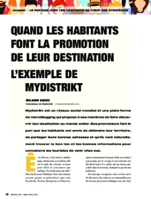 Quand les habitants font la promotion de leur destination. L’exemple de Mydistrikt