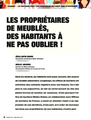 Les propriétaires de meublés, des habitants à ne pas oublier !