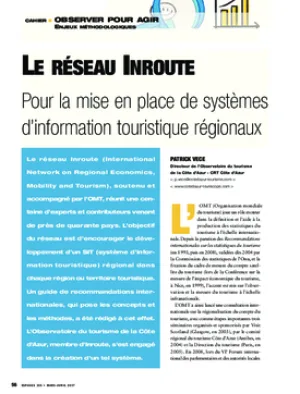 Le réseau Inroute. Pour la mise en place de systèmes d’information touristique régionaux