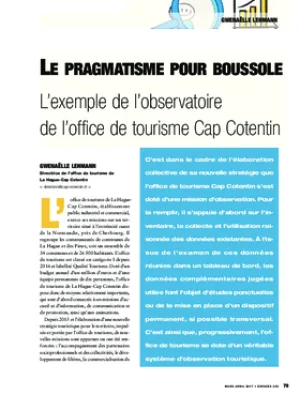Le pragmatisme pour boussole. L’exemple de l’observatoire de l’office de tourisme Cap Cotentin