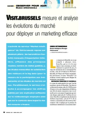 Visit.brussels mesure et analyse les évolutions du marché pour déployer un marketing efficace