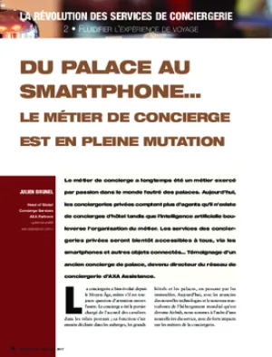 Du palace au smartphone… Le métier de concierge est en pleine mutation