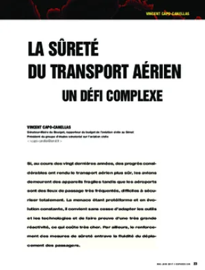 La sûreté du transport aérien : un défi complexe