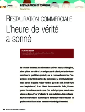 Restauration commerciale. L’heure de vérité a sonné
