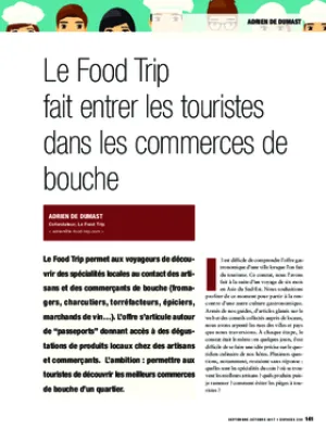 Le Food Trip fait entrer les touristes dans les commerces de bouche