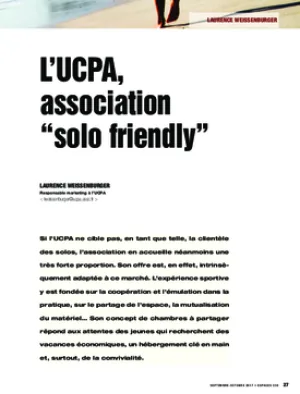 L’UCPA, association “solo friendly”