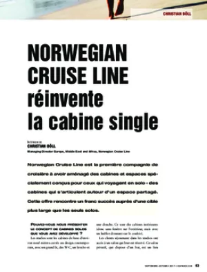 Norwegian Cruise Line réinvente la cabine single