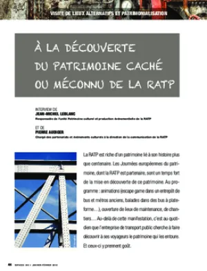 À la découverte du patrimoine caché ou méconnu de la RATP