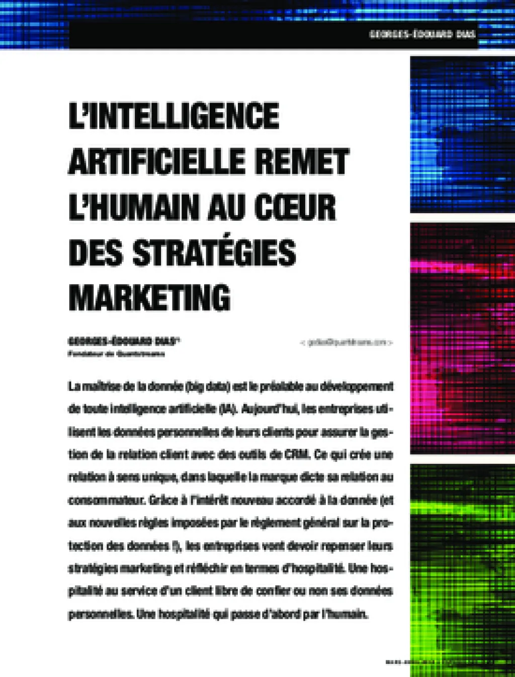 L’intelligence artificielle remet l’humain au cœur des stratégies marketing