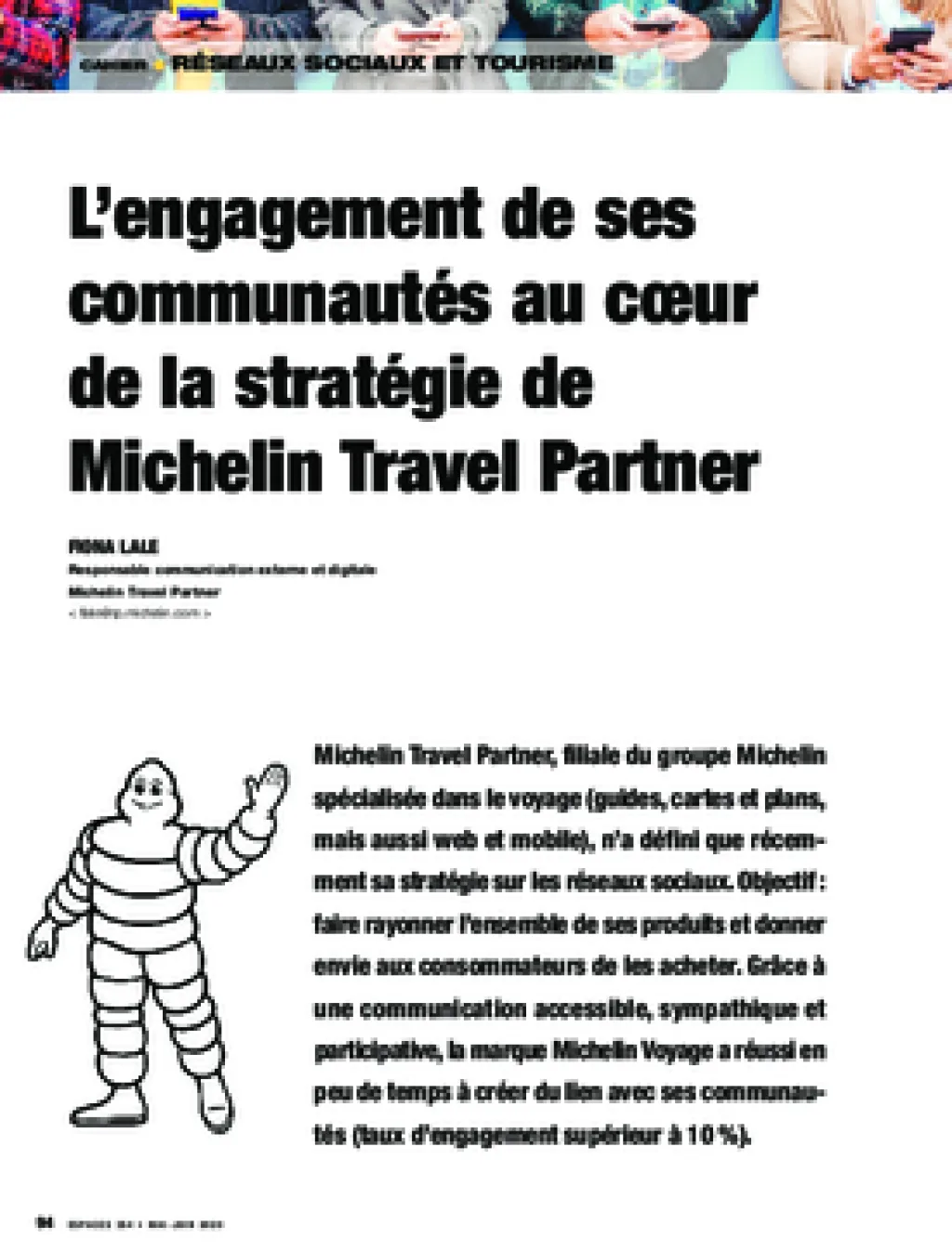 L’engagement de ses communautés au cœur de la stratégie de Michelin Travel Partner