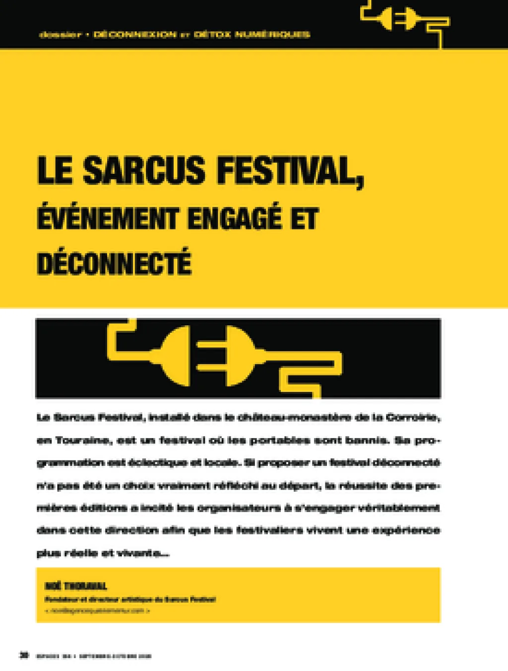 Le Sarcus Festival, événement engagé et déconnecté