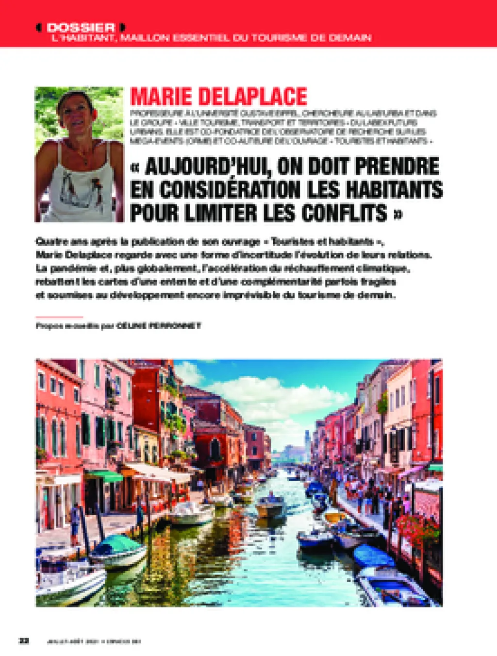 « Aujourd’hui, on doit prendre en considération les habitants pour limiter les conflits »