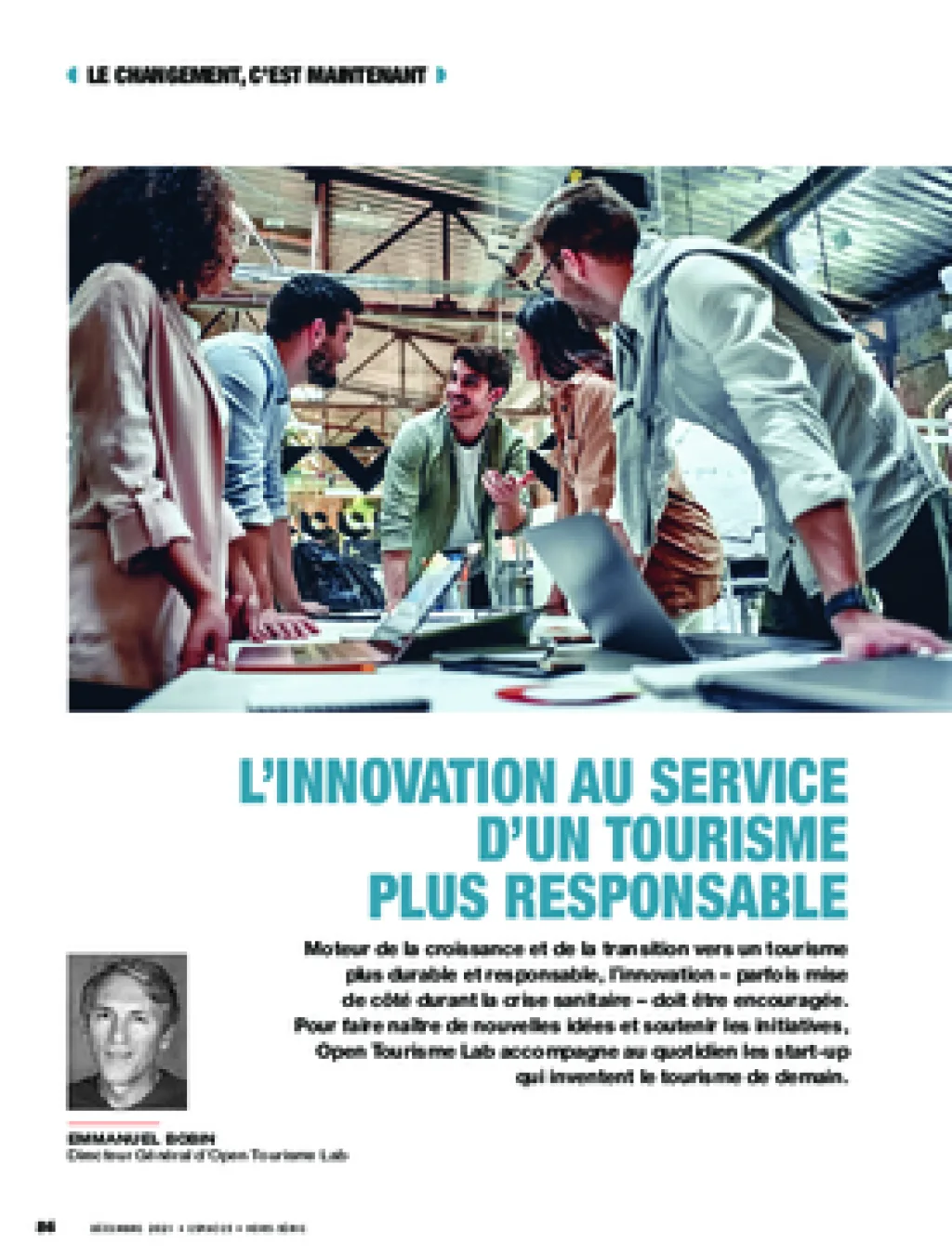 L’innovation au service d’un tourisme plus responsable