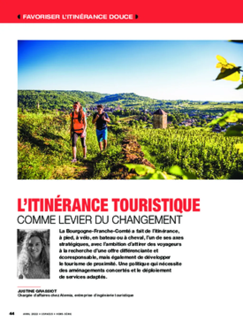 L'itinérance touristique comme levier du changement