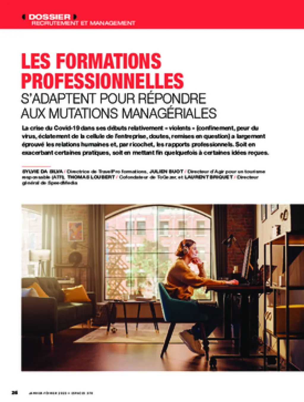 Les formations professionnelles s’adaptent pour répondre aux mutations managériales
