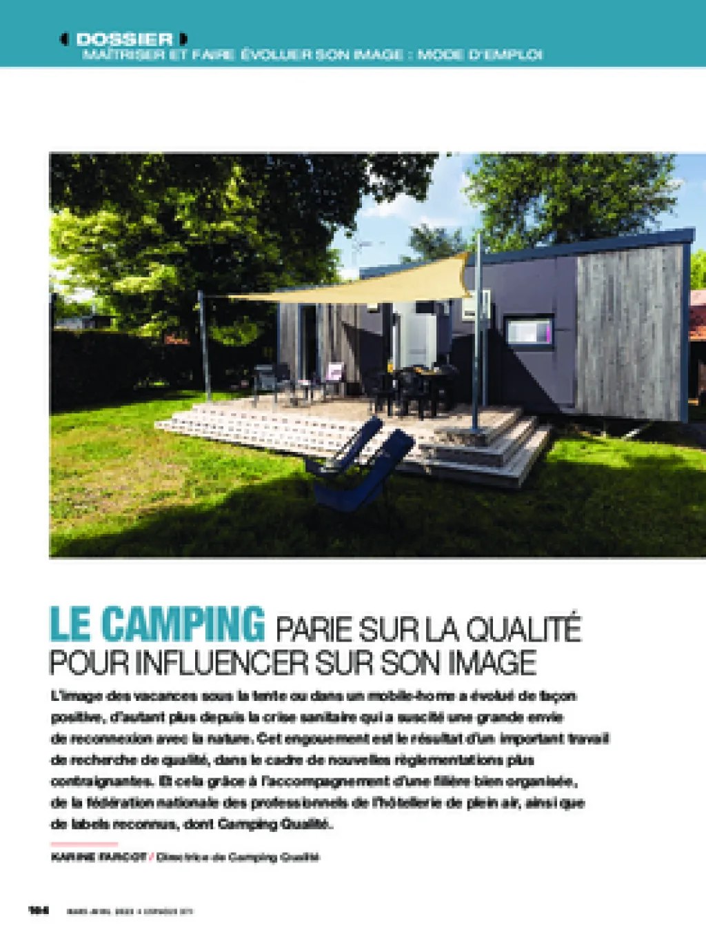 Le camping parie sur la qualité pour influencer sur son image