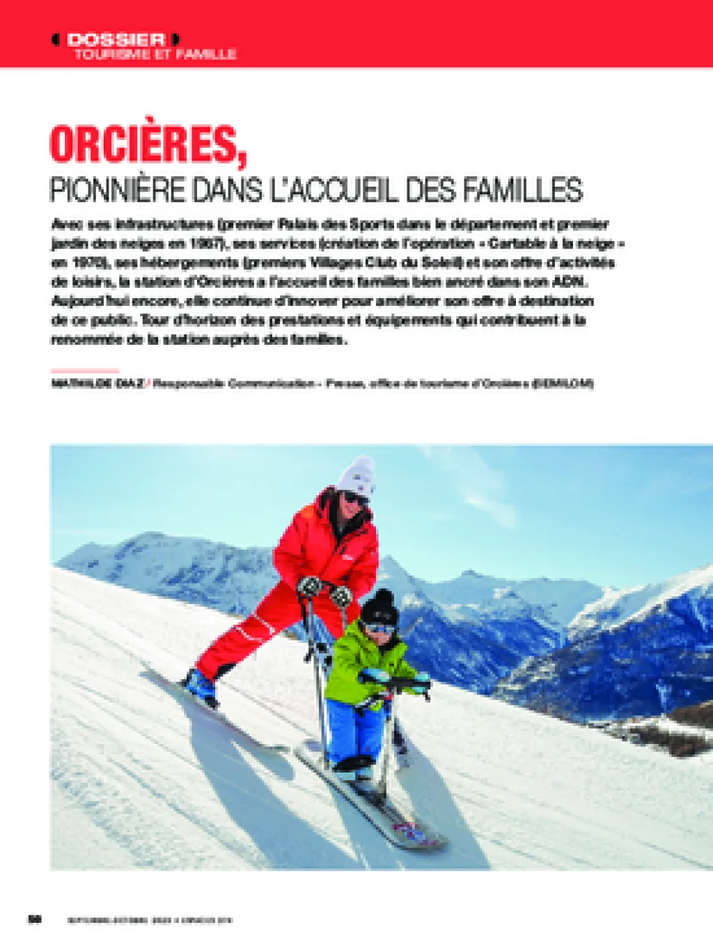 Orcières, pionnière dans l’accueil des familles
