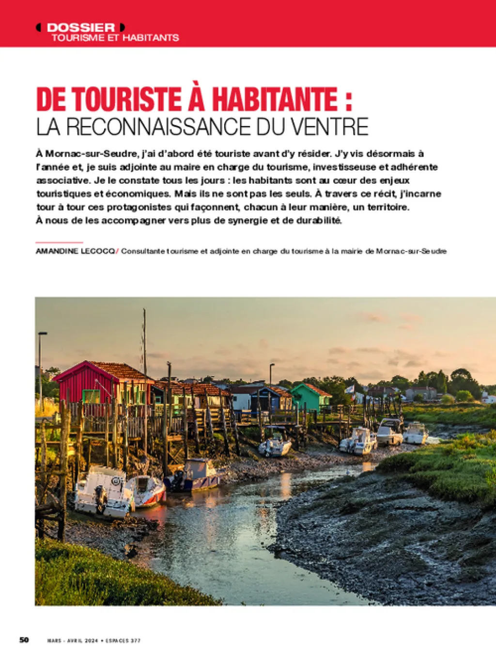 De touriste à habitante : la reconnaissance du ventre