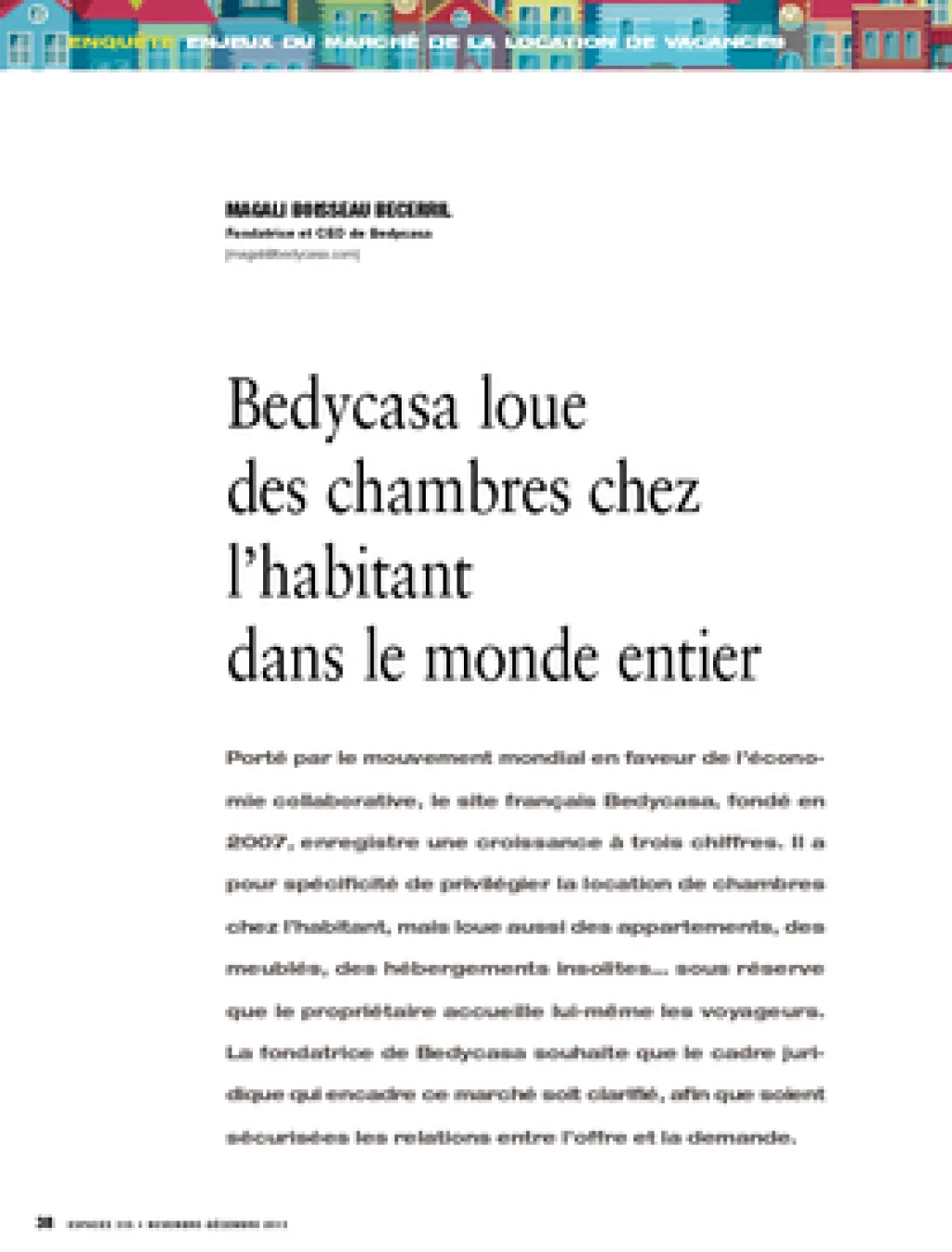 Bedycasa loue des chambres chez l'habitant dans le monde entier