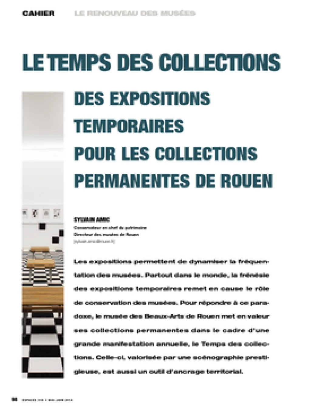 Le Temps des collections : des expositions temporaires pour les collections permanentes de Rouen