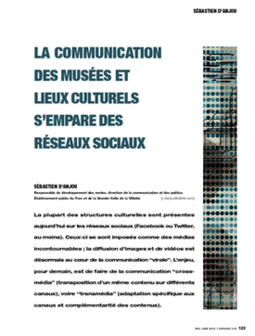La communication des musées et lieux culturels s'empare des réseaux sociaux
