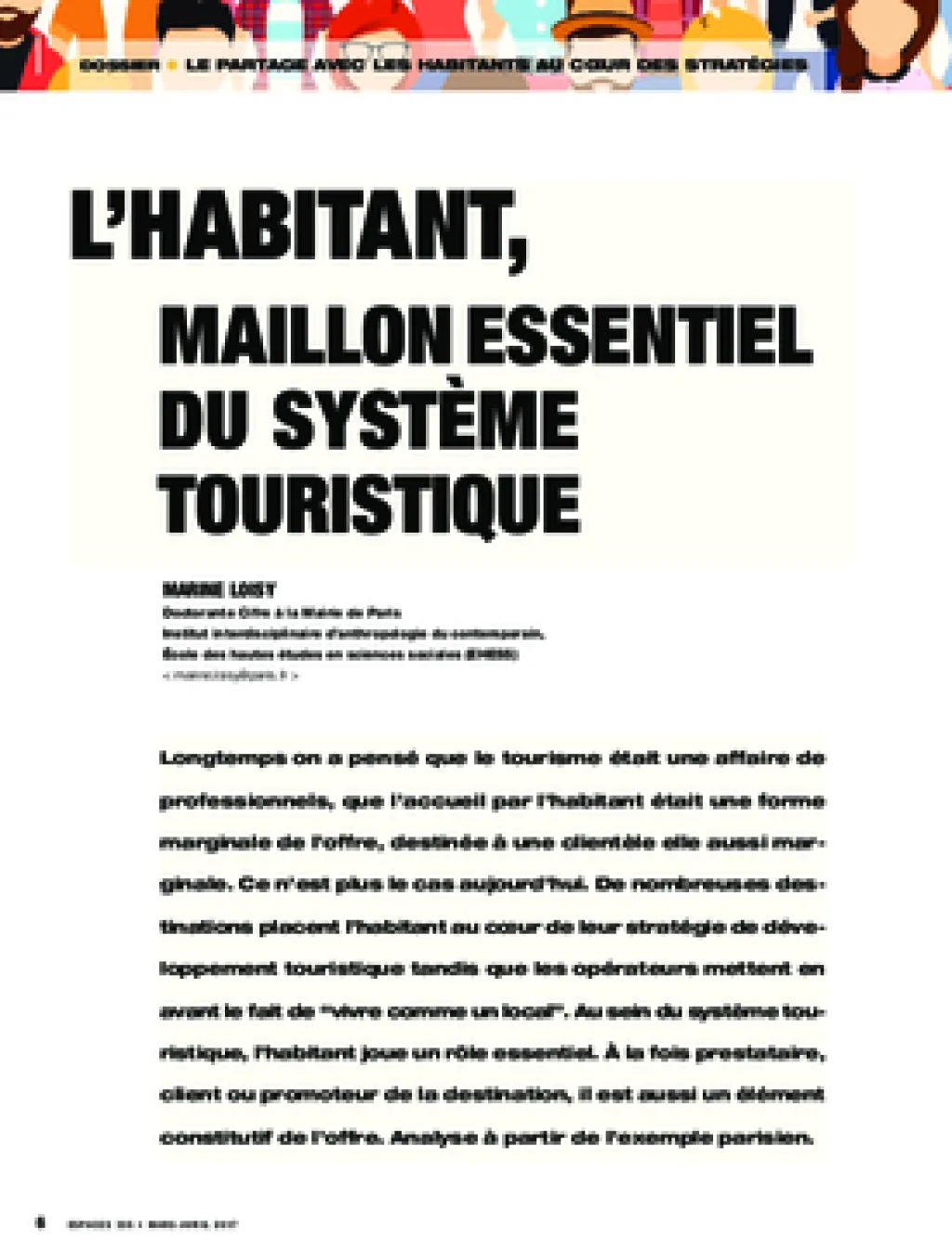 L’habitant, maillon essentiel du système touristique
