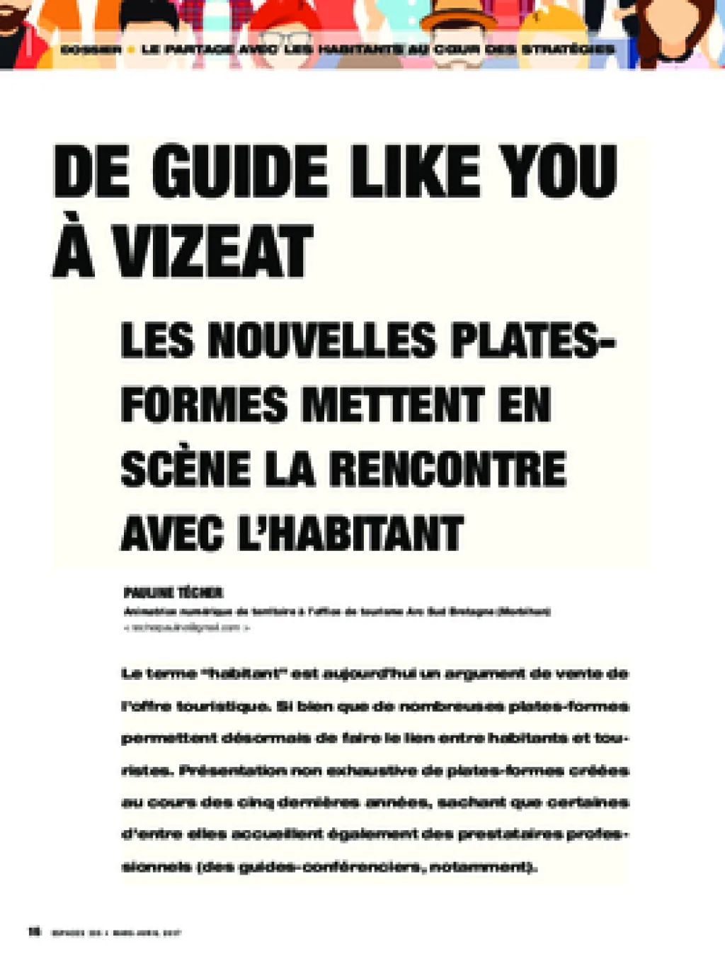 De Guide like you à Vizeat. Les nouvelles plates-formes mettent en scène la rencontre avec l’habitant